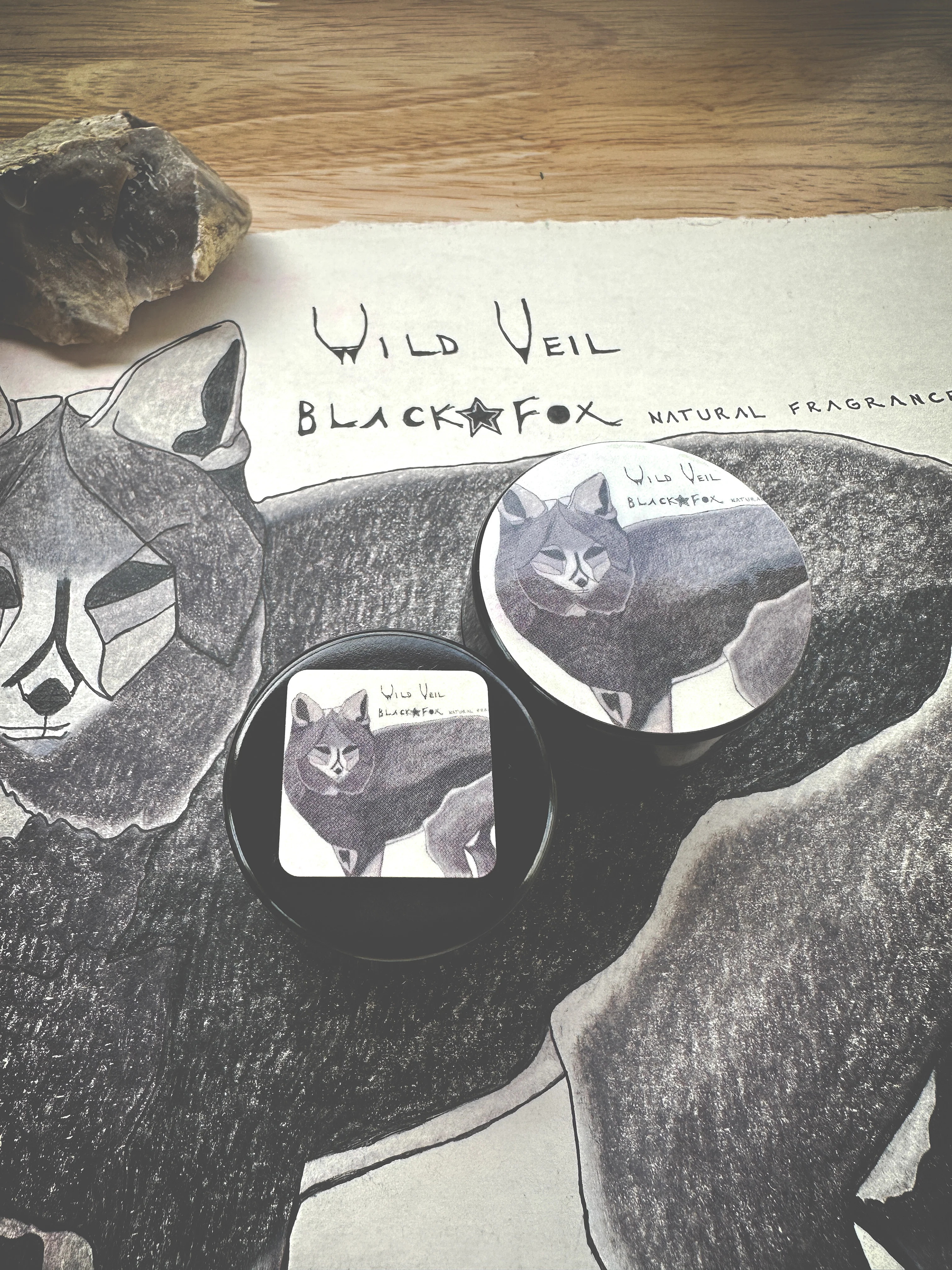 Black Fox. natural perfume. black amber fougère with brisk camphor fur. May 2023 - Image 12